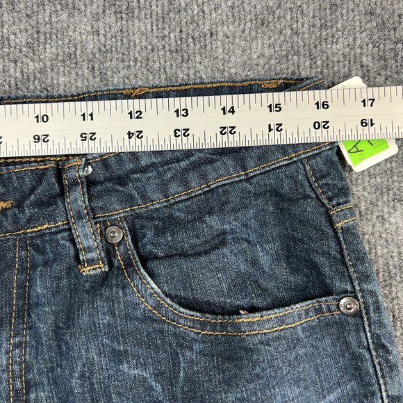 Ecko Unltd Jeans Mens 32 Blue Skinny Low Acid Washed Pockets Rap Hip Hop 32x30 - Picture 7 of 12